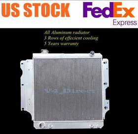 Performancer Tt2101 3 Row Aluminum Radiator For 1987-2006 Jeep Wrangler Tj/yj 2.4l 2.5l 4.0l L4 L6