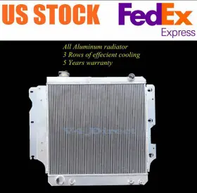 Tt2101 Performancer 3 Row Aluminum Radiator For 1987-2006 Jeep Wrangler Tj/yj 2.4l 2.5l 4.0l L4 L6