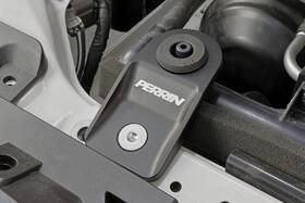 Perrin Performance Psp-eng-522bk Radiator Stay Kit Black For 2008-2011 Subaru Impreza 2008-2014 Wrx And Sti