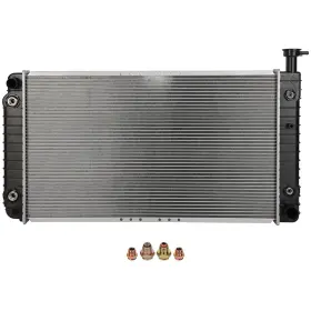 11616471 Pickoor Aluminum Radiator For Chevrolet Express 1500 Gmc Savana Cu2042