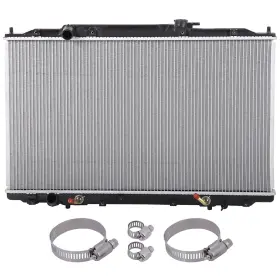11653363 Pickoor Radiator For Honda Odyssey With Universal Oil Hose Clamps Kit