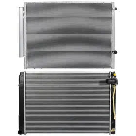 12690805 Pickoor Radiator And Ac Condenser Cooling Kit For Toyota Sienna 2005 2006