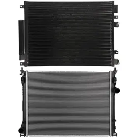 12690807 Pickoor Radiator And Condenser Cooling Kit For Dodge Challenger Charger Chrysler