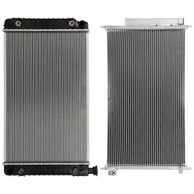 12700917 Pickoor Radiator And Ac Condenser Cooling Kit For Gmc P3500 1996 1997