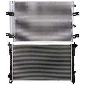 Pickoor 12706640 Radiator And Ac Condenser Cooling Kit For Ford Edge Lincoln Mkx 2007-2011