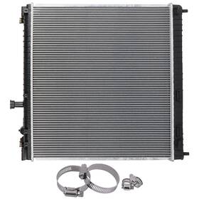 Pickoor 12730554 Radiator With Universal Oil Hose Clamps Kit For Nissan Armada 2005-2015
