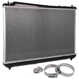 Pickoor 12733520 Radiator With Universal Oil Hose Clamps Kit For Toyota Avalon 2000-2004