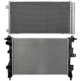 13717594 Pickoor Aluminum Radiator And Ac Condenser Cooling Kit For Jeep Renegade 2015 2016-2021
