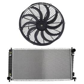 Pickoor 13734871 Cooling Fan And 2136 Radiator Kit Fit For 1999-2003 Ford F-350 Super Duty 5.4l