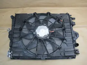 7p0121203d Porsche 2011-2018 Cayenne 958 4.8l Engine Radiator Condenser W Fan Shroud Set
