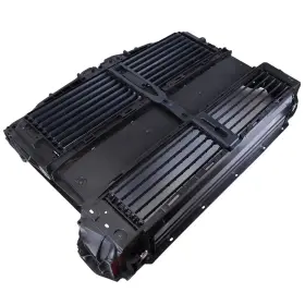 Nz6z-8b455-a Precisionautogear Radiator Support Shutter Grille Assembly For Ford Maverick 2022-2023 Nz6z8b455a