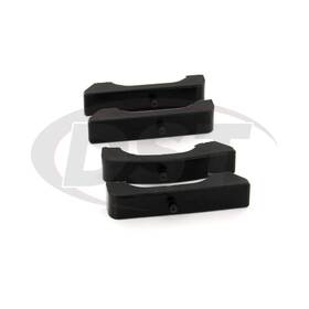 Prothane Tlx-pro7-1711-bl-cl360a80 Small Radiator Insolators For Chevy C10 Pickup 1973 1974 Black