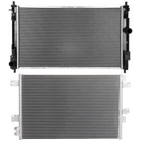 Quickfitauto 13265507 Aluminum Radiator And Condenser Cooling Kit For 2007-2010 Chrysler Sebring