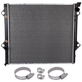 Quickfitauto 13273935 Radiator For 2007-2014 Toyota Fj Cruiser With Universal Oil Hose Clamps Kit