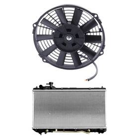 Quickfitauto 13279328 Cooling Fan And 2292 Radiator Kit For 1998 1999 2000 Toyota Rav4 2-door 2.0l