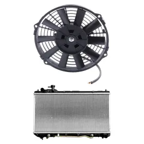 13279328 Quickfitauto Cooling Fan And 2292 Radiator Kit For 1998 1999 2000 Toyota Rav4 2-door 2.0l
