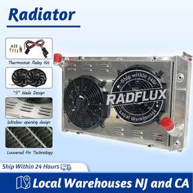 Radflux 22-580yfz #478 Radiator Fan Relay Kit For 1973-1976 1975 Chevy Corvette 5.7l/7.4l V8 At/mt