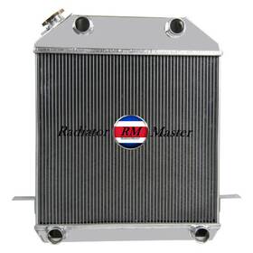 Radiatormaster Rm-029232 3row Aluminum Radiator For 1939-1941 Ford Deluxe Flathead V8