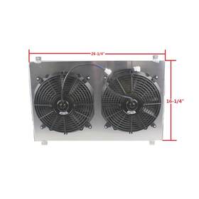 Radiatormaster Rm-073 Discount Aluminum Shroud For 1982-1992 Camaro / Firebird Trans Am Chevy Pontiac
