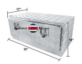 Rm-d13047 Radiatormaster 30 Inch X18 Aluminum Pickup Truck / Bed Trunk Tool Box With Lock