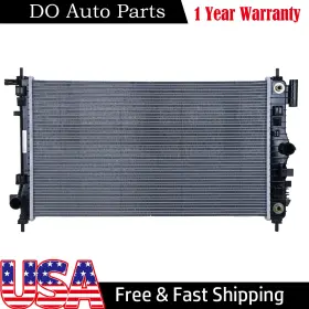 13241722 Rayten 13217 Aluminum Core Radiator For 2011-2013 Buick Regal 2011 Saab 9-5 2.0l L4
