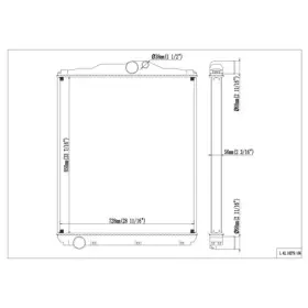 42-10279 Reach Cooling Fuso 96 Non Usa Models For Mitsubishi
