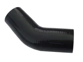 45-id64bk Redbest Black 45degree 2.5 Inch /64mm-64mm Elbow Silicone Hose Coupler Turbo Intercooler Pipe