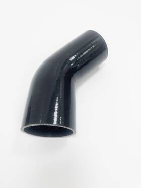 Redbest 45-id76/89-bk 3 Inch -3 1/2 45 Degree Elbow Intake/intercooler Coupler Reduce Silicone Hose Bk