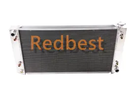 52458845 Redbest 18.99 Inch H 3rows Aluminum Radiator Fits 1988-2000 Chevy/gmc C2500 C3500 K2500 K3500