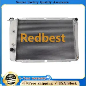 6869 Redbest 3row Alu Radiator For 1968-1969 Lincoln Continental Base V8 7.0l 7.5l 7.6l #6869