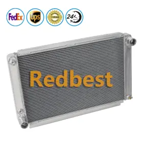 Dpi6165 Redbest Cc6165 Cu6165 Ae6165 3row Aluminum Radiator For 1961-1965 Lincoln Continental V8 Engine 7.0l #6165