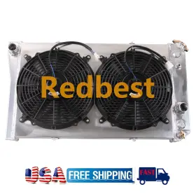 Dpi829 Redbest Cc829 Cu829 Ae829 3row Radiator Shroud Fan For 82-02 Chevrolet S10 S-10 Blazer V8 Conversion At/mt