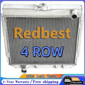 Dpi339 Redbest Cu339 Cc339 4row All Aluminum Radiator For 1969-1970 Ford Mustang 1970-77 Maverick V8