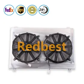 Rd025-2 Redbest Aluminum Shroud 12 Inch Fan For 76-79 Cadillac Seville 80-86 Chevy Caprice El Camino