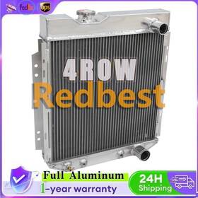 Redbest Rd030-4 Cc259 For 1960-1966 Ford Mustang/falcon Mercury Comet V8 4row Aluminum Radiator