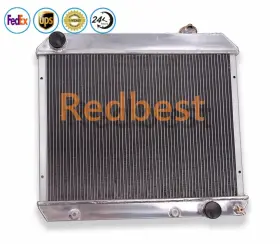 Rd033-5 Redbest 4row Aluminum Radiator For 1963-1966 1965 1964 Chevrolet/gm C/k Truck Cc284