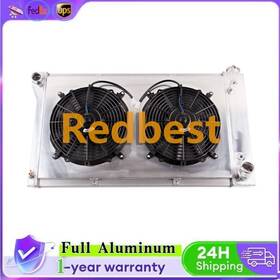 Redbest Rd088-7 #369 Alu 3row Radiator Shroud Fan For 67-72 Chevy Gmc C/k 10 20 30 Pickup Blazer