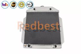 Redbest Rd247-2 For 49-53 Ford Country Squire Ranch Flathead Configuration V8 Mt 4rows Radiator
