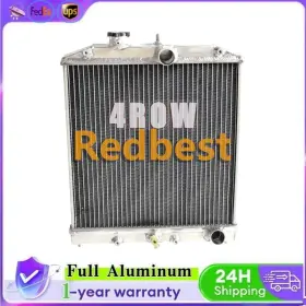 Rd417-3 Redbest For Acura Integra 1994-2001 Gs Gs-r Ls Type R 1.8l Aluminum Radiator 4row Cc1290