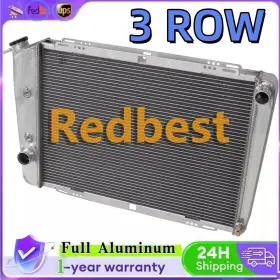 Rd466-4 Redbest Cc6869 For 1968 69 Lincoln Continental 7.0l 7.5l 7.6l 3row All Aluminum Radiator