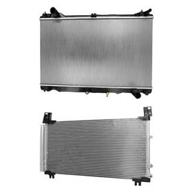Replacement Bndl-461276 For Lexus Is200t 2016-2017 Radiator And Condenser Kit