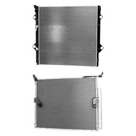 Replacement Bndl-463755 For Lexus Gx460 2010-2015 Radiator And Condenser Kit