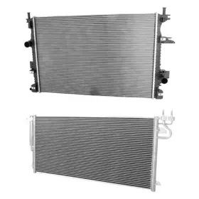 Bndl-472423 Replacement For Ford Fusion 2017-2018 Radiator And Condenser Kit