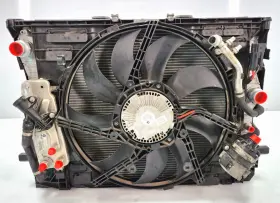 8664098 Rolls-royce 2010-2014 Oem Ghost Rr4 Radiator Ac Condenser Cooling Fan Set