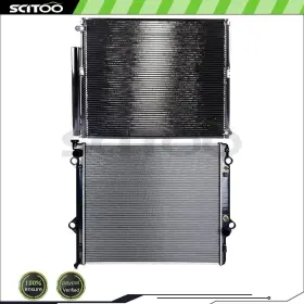 Cb837877s01 Scitoo Car Radiator And A/c Condenser Kit Fits 2003-08 2009 Lexus Gx470 Toyota 4runner