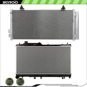 Scitoo Cb837972s01 Car Radiator And A/c Condenser Kit Fits 2008 2009 2010 2011-2014 Subaru Impreza