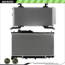 Scitoo Cb848070s01 Car Radiator And A/c Condenser Kit Fits 2015 2016 17-2019 Subaru Legacy 3.6l H6