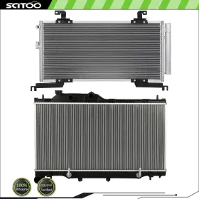 Cb848070s01 Scitoo Car Radiator And A/c Condenser Kit Fits 2015 2016 17-2019 Subaru Legacy 3.6l H6