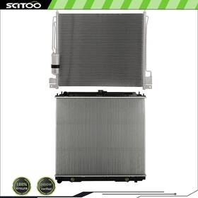 Scitoo Cb848131s01 Car Radiator And A/c Condenser Kit Fits 2005 2006-2017 Nissan Frontier 2.5l L4