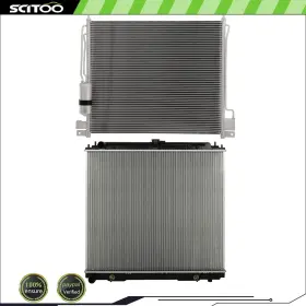 Cb848131s01 Scitoo Car Radiator And A/c Condenser Kit Fits 2005 2006-2017 Nissan Frontier 2.5l L4